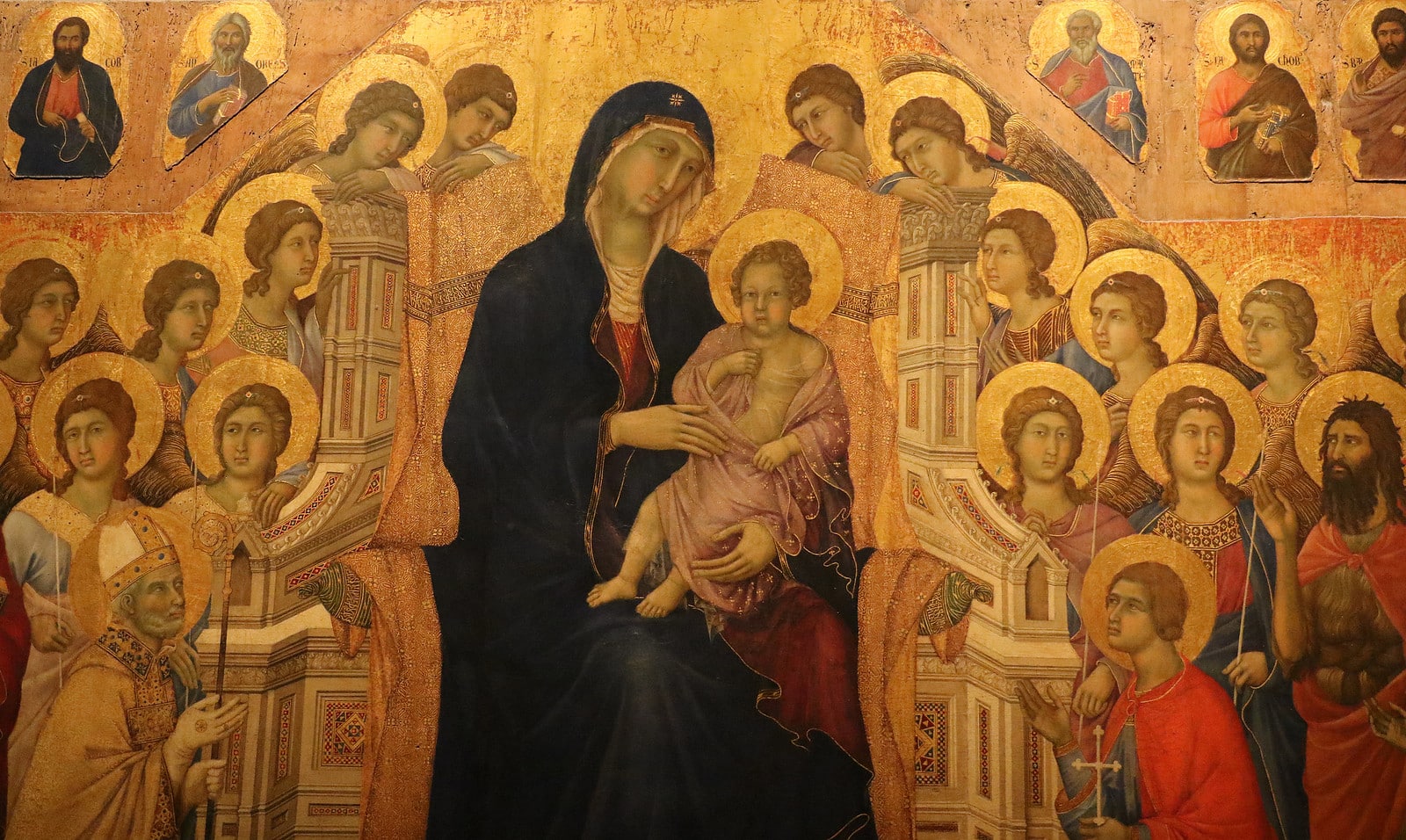 Maesta by Duccio di Buoninsegna, 1308-1311