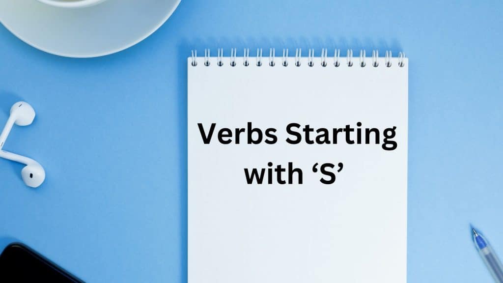 Action Words Starting with 'S'