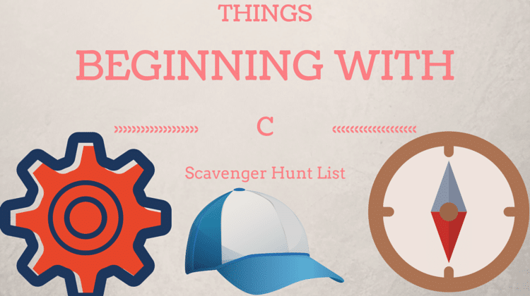 Letter C Scavenger Hunt