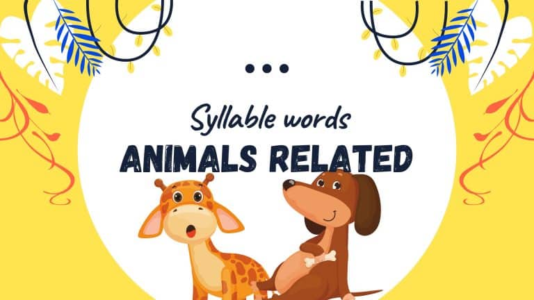 35 Five Syllable Words for Kids in the Animal Kingdom