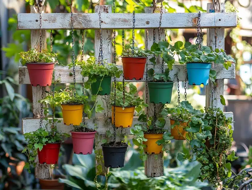 Hanging Plant Display Stand