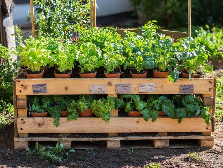 Pallet Vegetable Garden