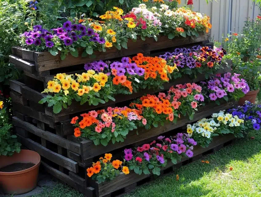 Tiered Flower Display