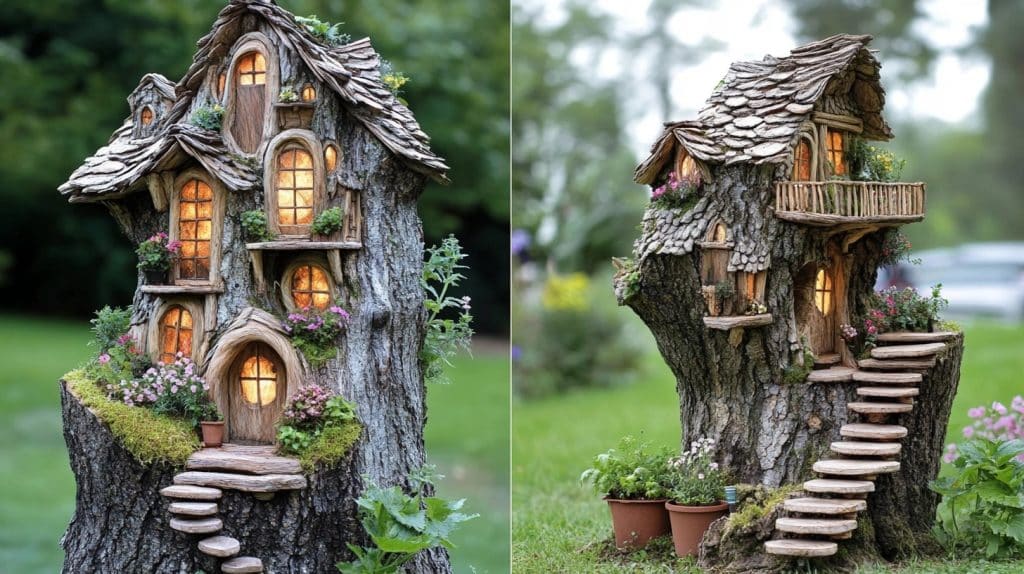 Tree Trunk Home Design