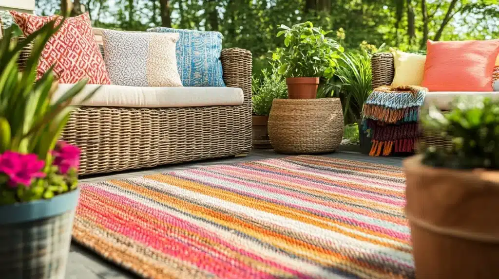 Upcycled Outdoor Rug