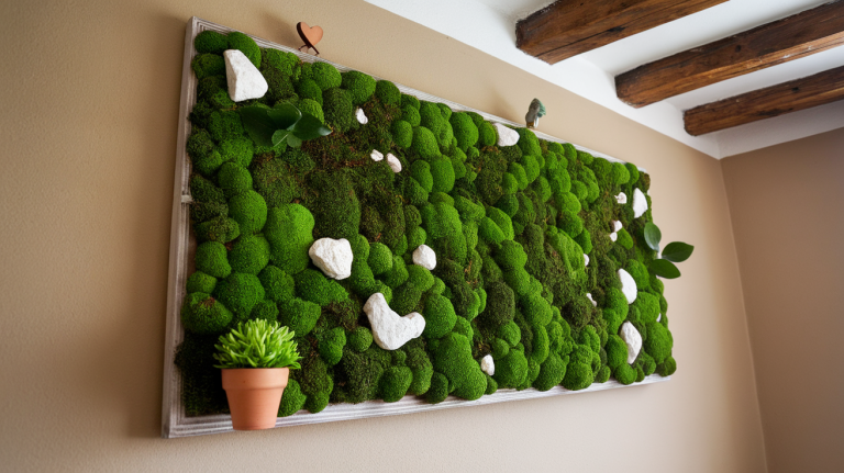 How to Make Stunning DIY Moss Wall Art