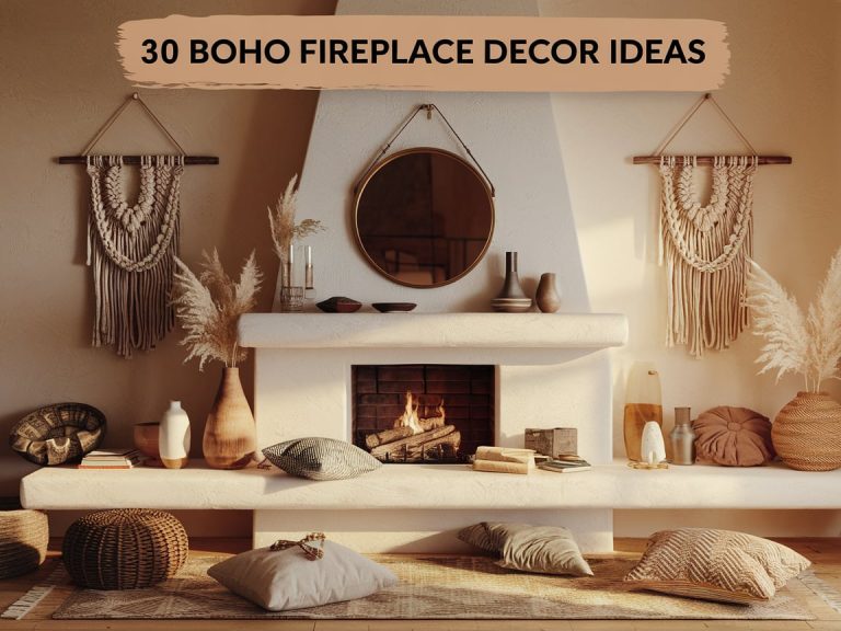 Boho Fireplace Decor Ideas You’ll Love