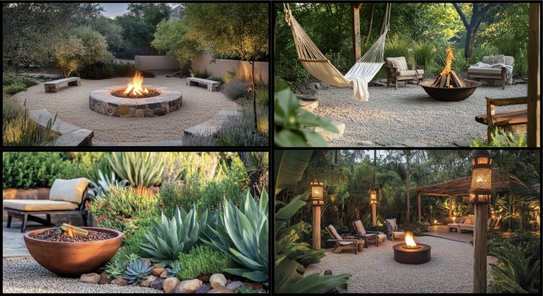 39 Stylish Pea Gravel Fire Pit Arrangements