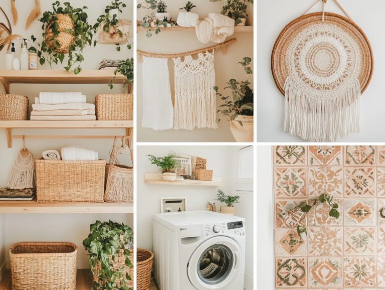 Creative Ideas for a Boho-Inspired Laundry Room