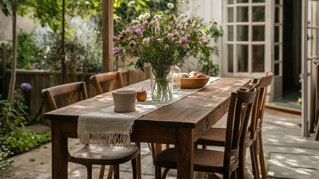 Minimalist Farmhouse Dining Table