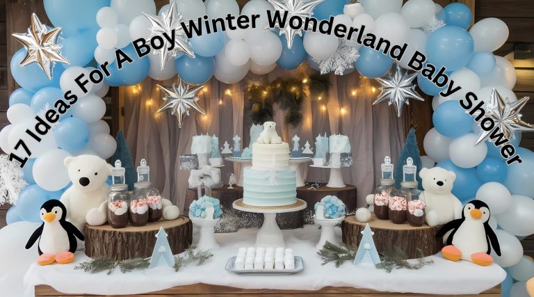 17 Ideas For A Boy Winter Wonderland Baby Shower