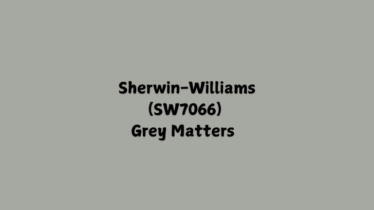 Sherwin-Williams Gray Matters