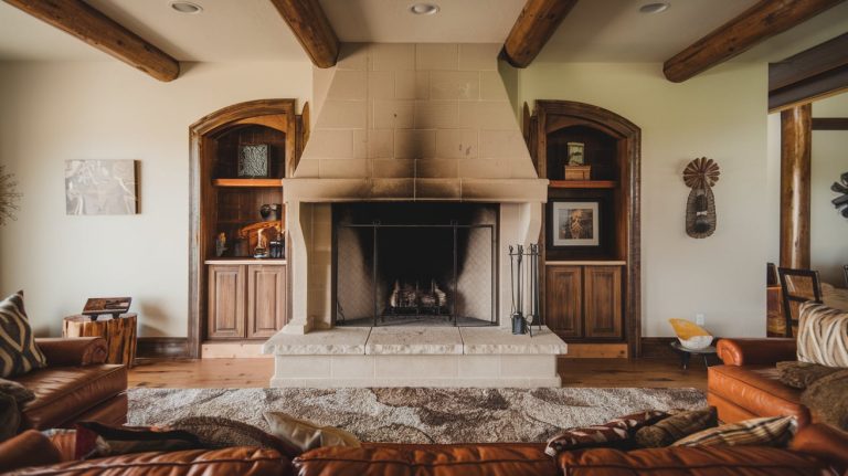 empty fireplace ideas