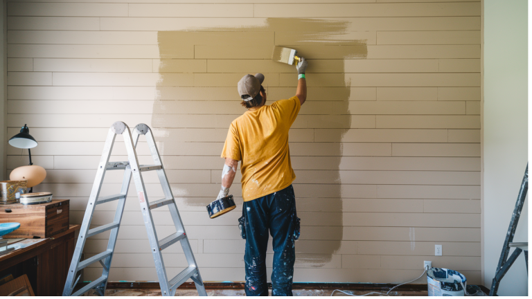 painting shiplap