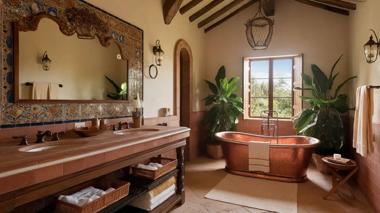 33 Spanish Bathroom Design Ideas for Every Home