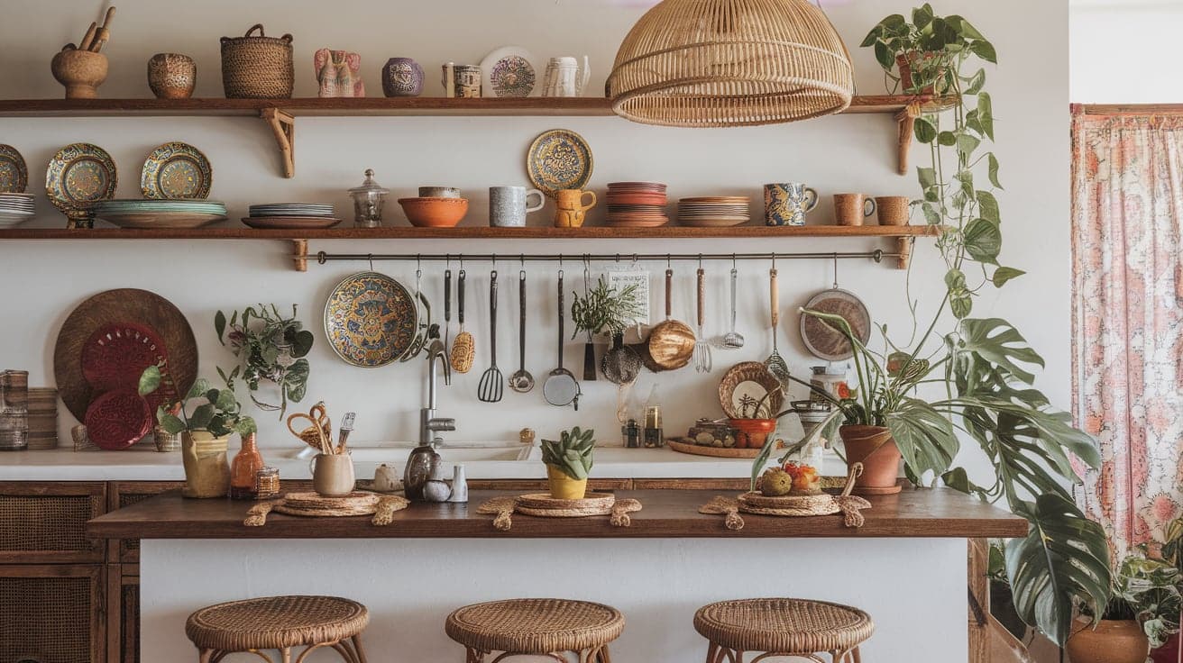 Bring Boho Charm to Your Home: 25 Kitchen Ideas