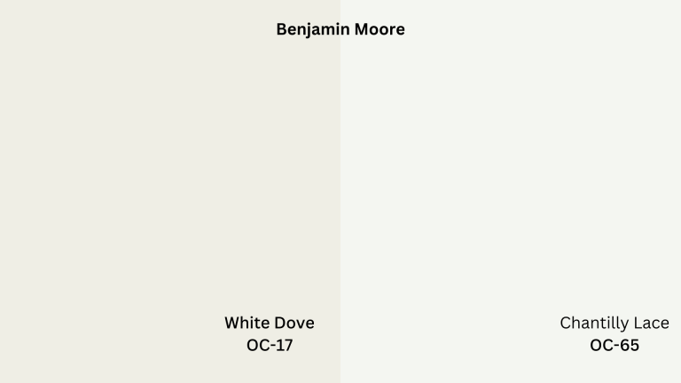 White Dove and Chantilly Lace: A Color Palette Guide