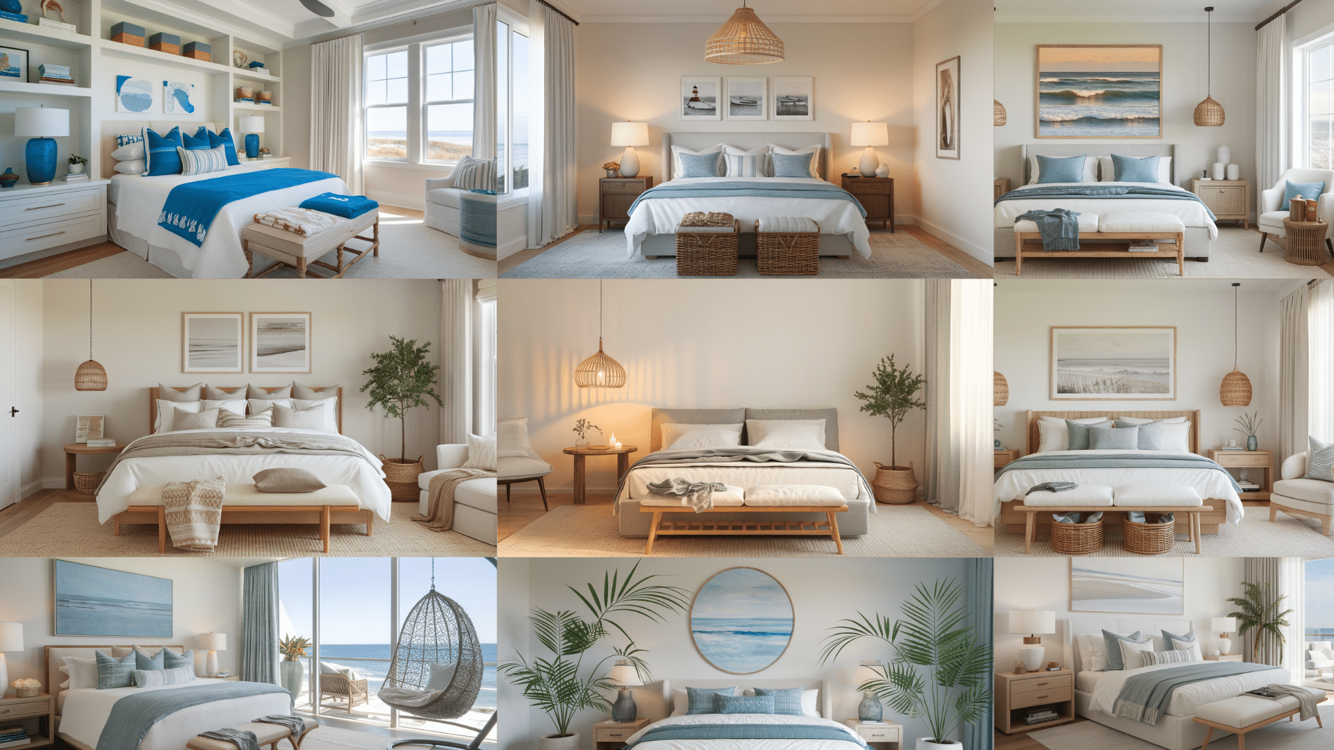 cozy coastal bedroom