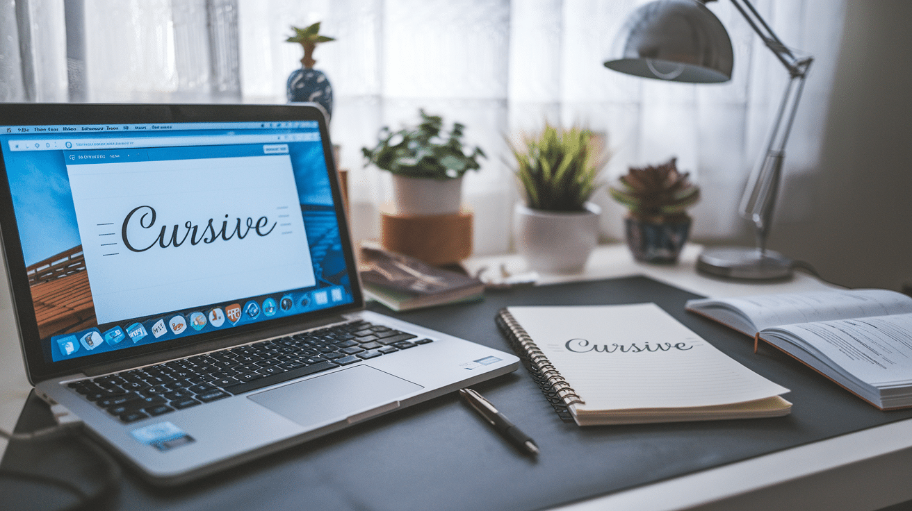 cursive examples