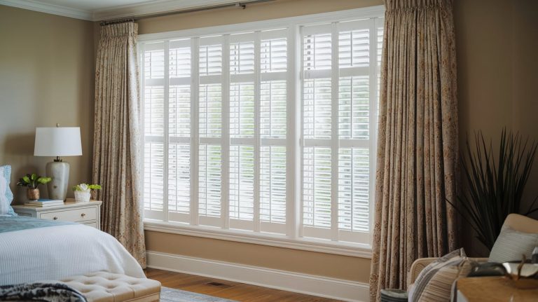 curtains or no curtains with plantation shutters