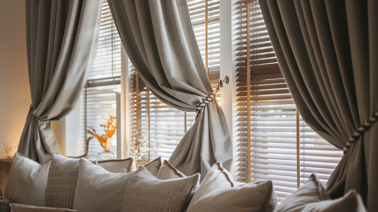 curtains over blinds