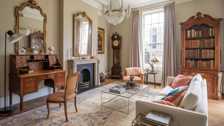 decorating with antiques