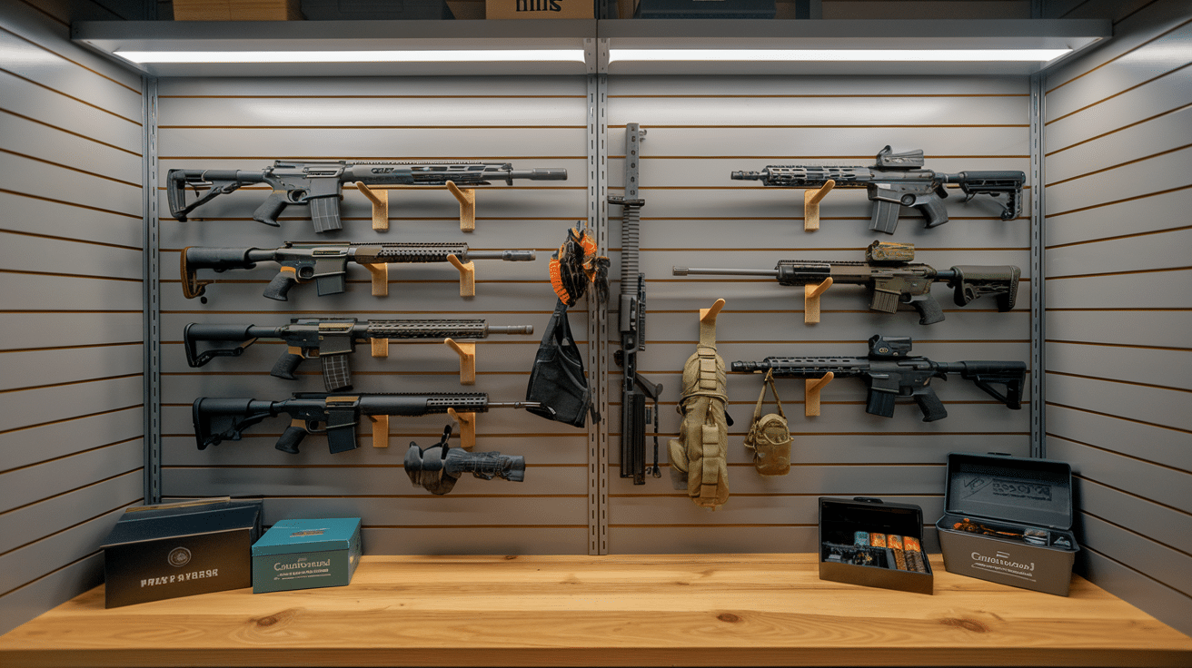 diy gun wall