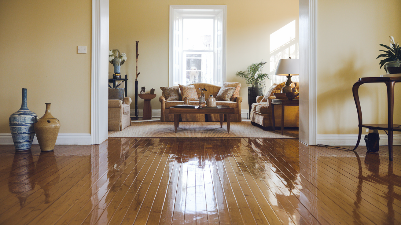 how to make floors shine