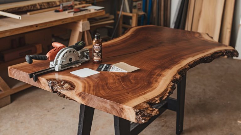 live edge table diy