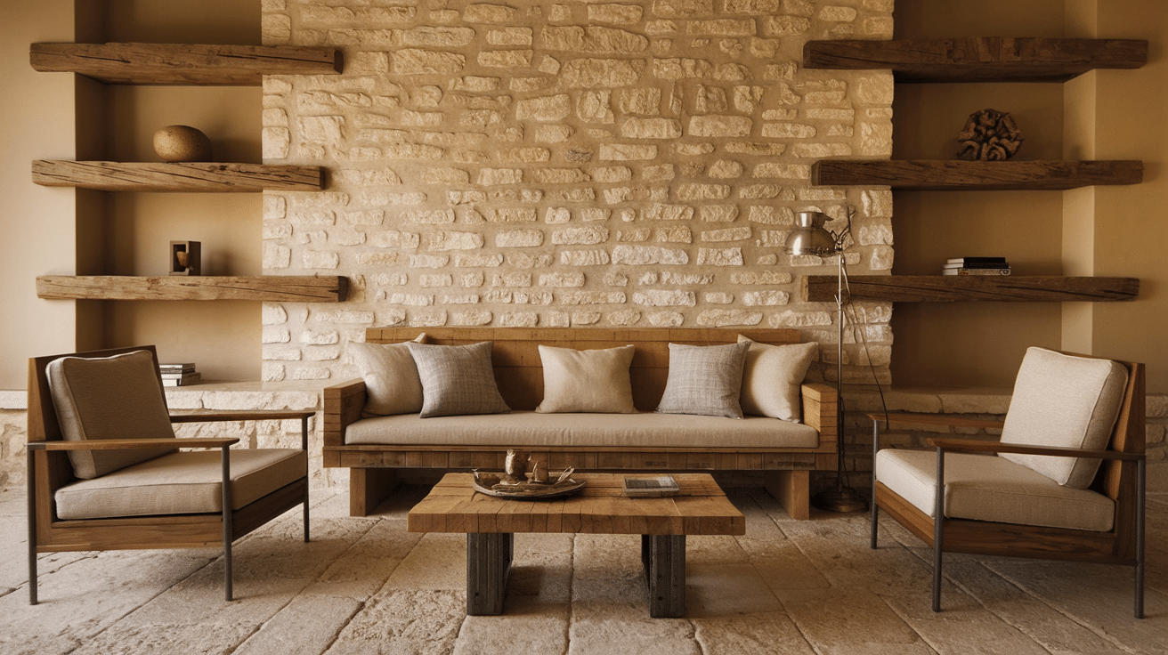 modern rustic italian interior design