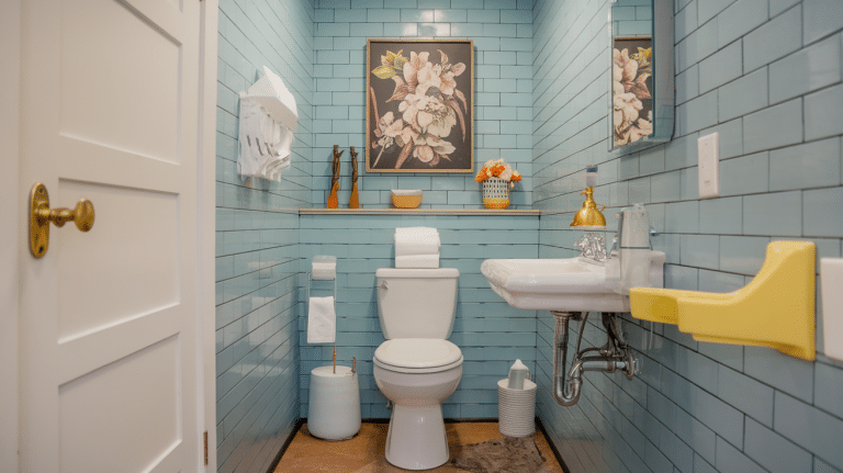 quirky downstairs toilet ideas