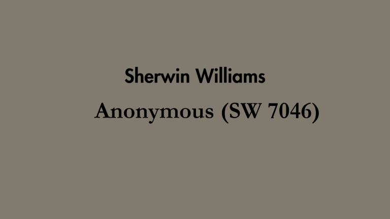 sherwin williams anonymous