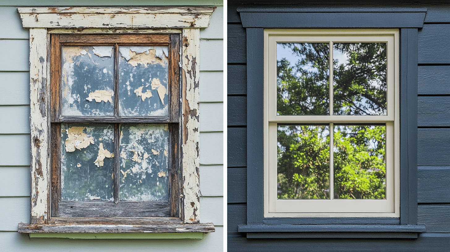 window capping before and after