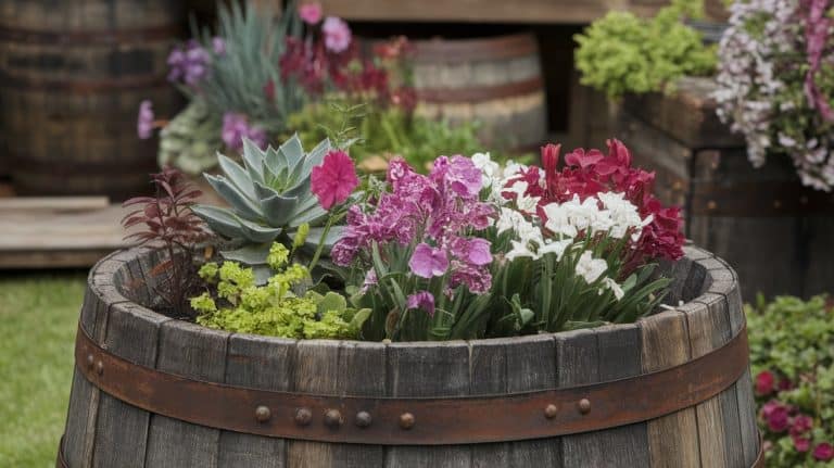 14 Creative Whiskey Barrel Planter Ideas for Your Garden