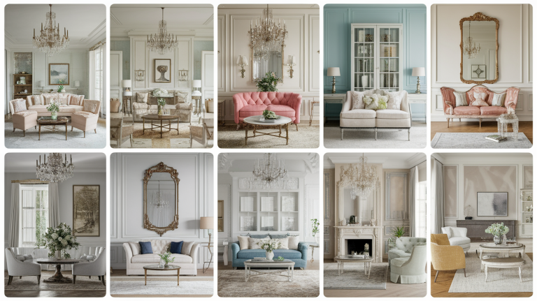 33 Beautiful French Country Living Room Ideas