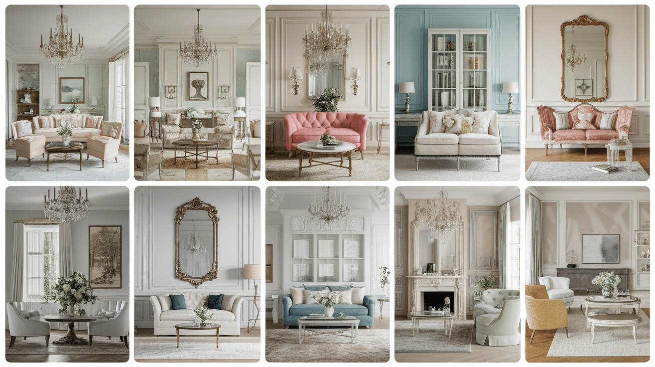 33 Beautiful French Country Living Room Ideas