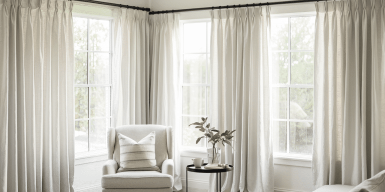 DIY Pinch Pleat Curtains