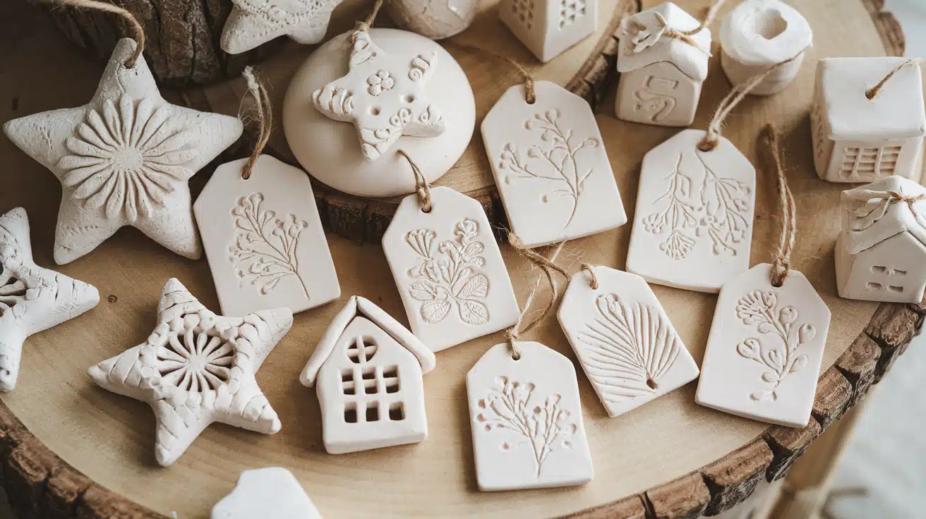 From Hearts to Houses: Easy Clay Ornament Projects