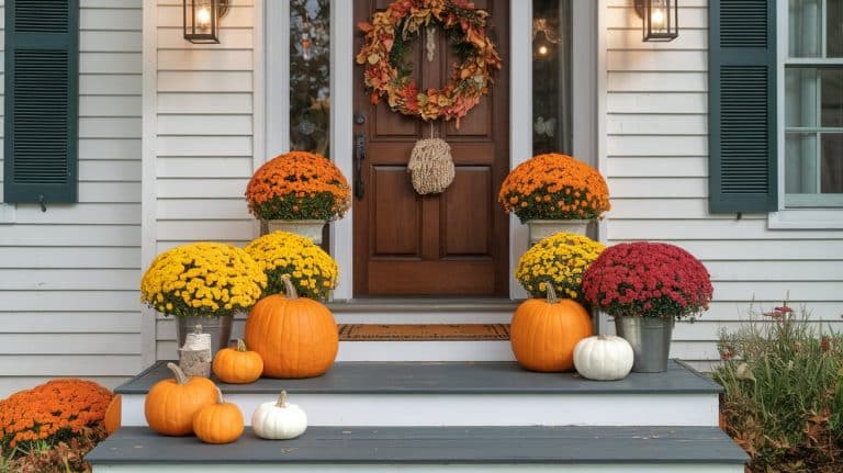 Gorgeous Ways to Decorate a Small Front Porch This Fall
