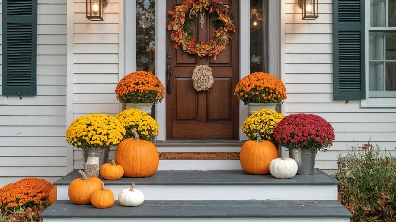 Gorgeous Ways to Decorate a Small Front Porch This Fall