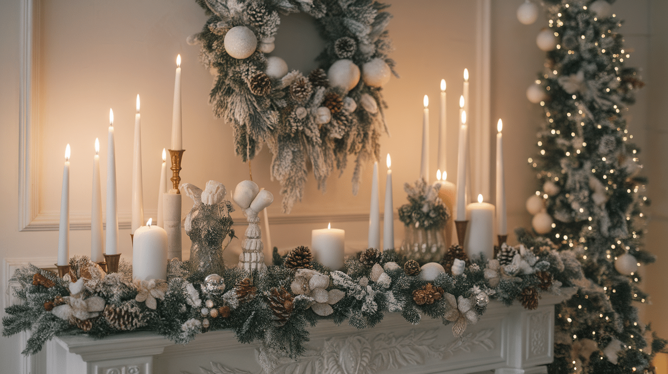 Inspiring Kitchen Island Christmas Decor Inspirations