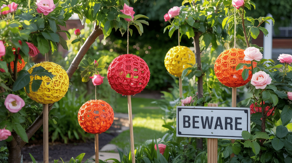 Large Colorful Garden Balls