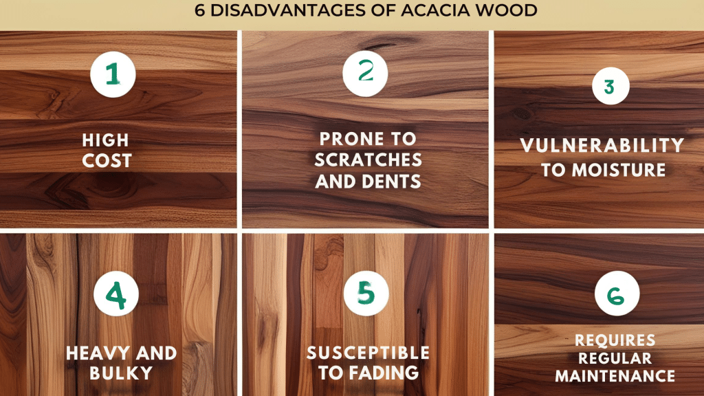 Major Disadvantages of Acacia Wood