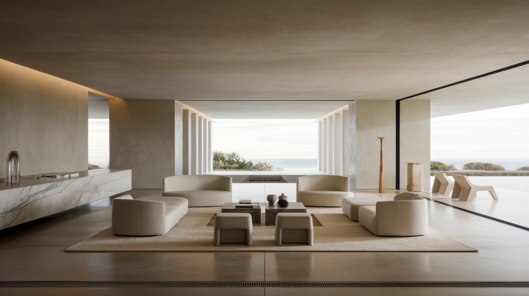 luxury minimalist interior design