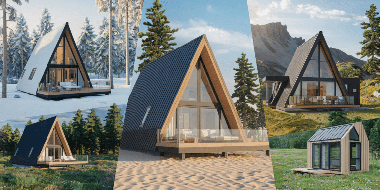 modern a frame house