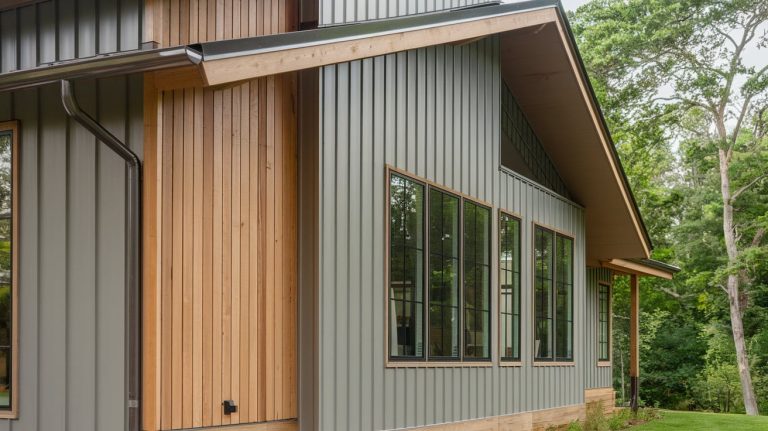 modern vertical siding