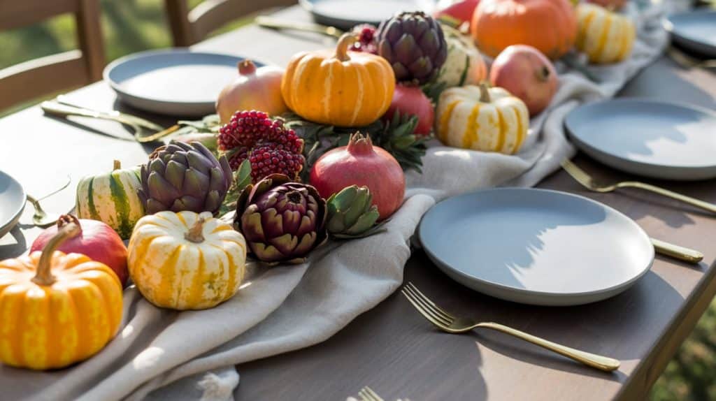 9. Fruit and Vegetable Table Artistry