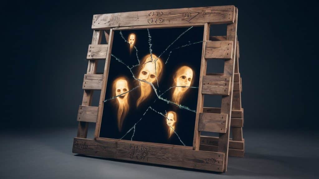  DIY Cursed Mirror Stand 