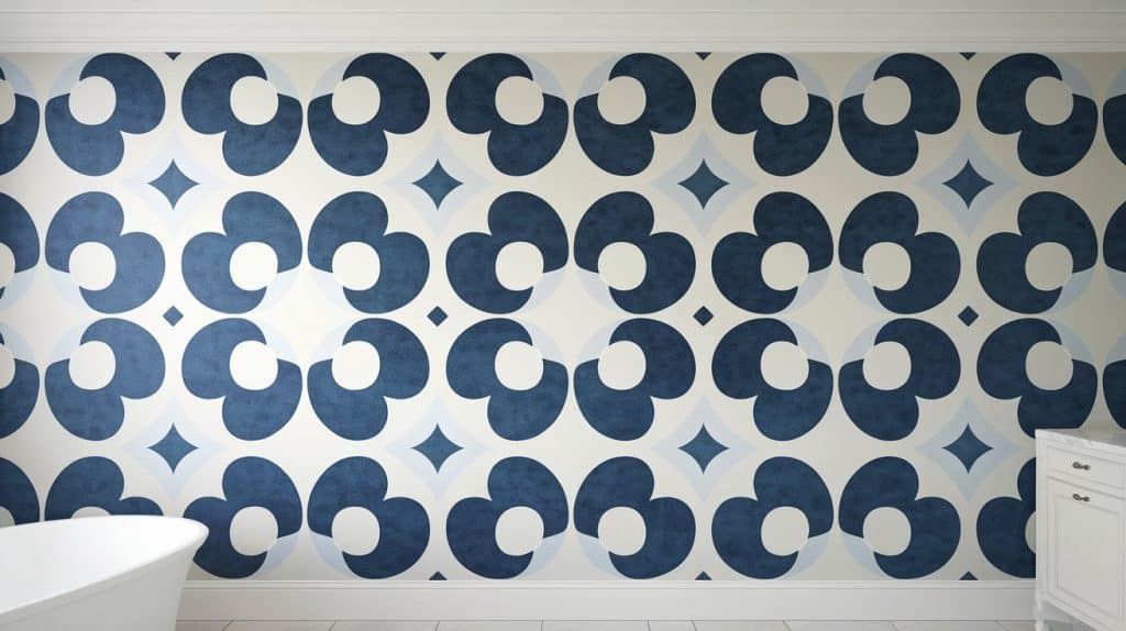 DIY Painted Stencil Patterns on Walls
