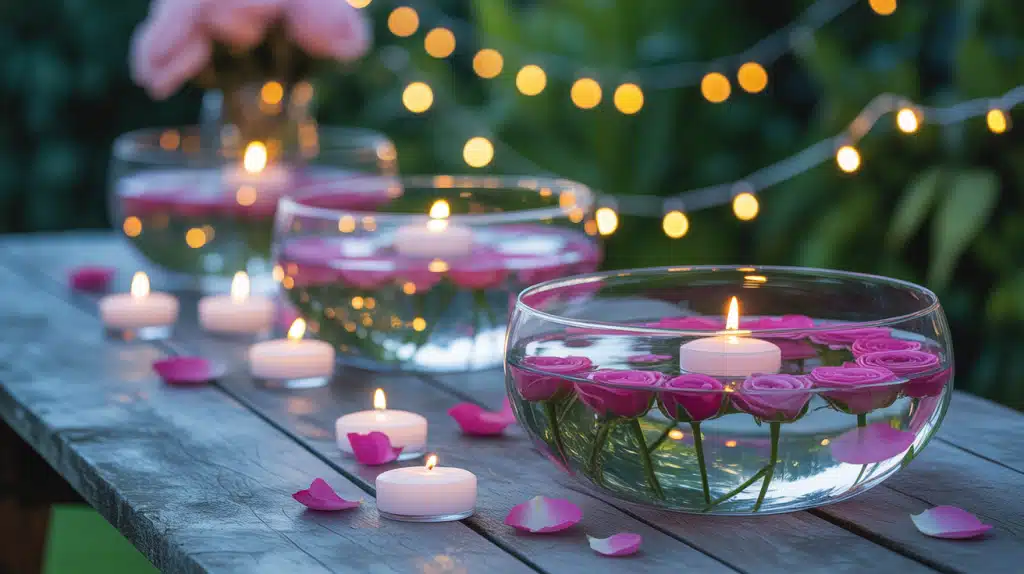  Floating Candles and Flower Bowls